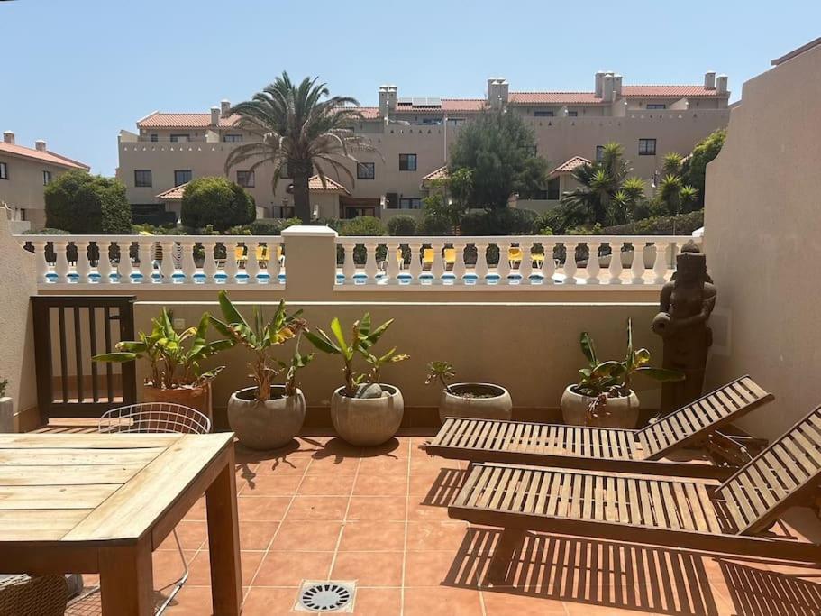 Pool House Mencey Villa El Medano  Bagian luar foto